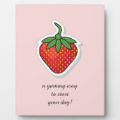 Plaque Photo Red Sweet Strawberry - modifier l'expression (Devant)