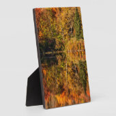Plaque Photo Reflet d'automne sur Coffin Pond (Côté)