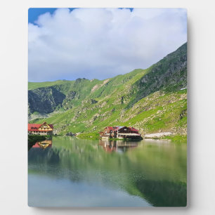 Plaque Photo Reflet du lac Bâlea – Impression alpine des Carpat