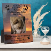 Plaque Photo Réflexions d'un animal de compagnie aimé (Côté)