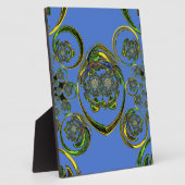 Plaque Photo Regardez mes courbes bleues (Côté)