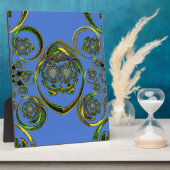 Plaque Photo Regardez mes courbes bleues (Côté)