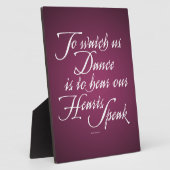 Plaque Photo Regardez-nous danser (Côté)