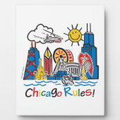 Plaque Photo Règles de Chicago (Devant)