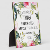 Plaque Photo Remerciements du formateur Citation Merci (Côté)