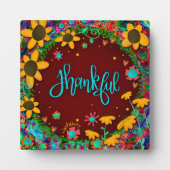 Plaque Photo Remerciements Floral Whimsical Daisies Inspirivée (Devant)