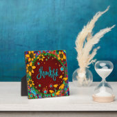 Plaque Photo Remerciements Floral Whimsical Daisies Inspirivée (Insitu)