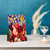 Plaque Photo Renard en hiver (Côté)