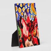 Plaque Photo Renard en hiver (Côté)