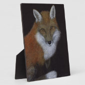Plaque Photo Renard rouge (Côté)