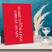 Plaque Photo Rendre vos jambes superbes (Côté)