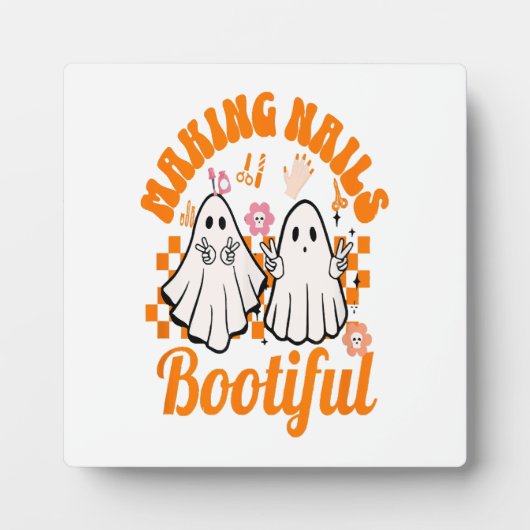 Plaque Photo rendu des ongles bootiful halloween (Devant)