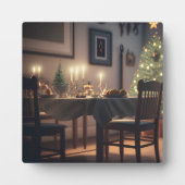 Plaque Photo repas de noël (Devant)