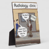 Plaque Photo Repent for the Audiologist Office Funny (Côté)
