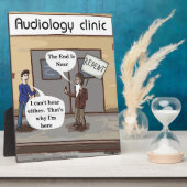 Plaque Photo Repent for the Audiologist Office Funny (Côté)