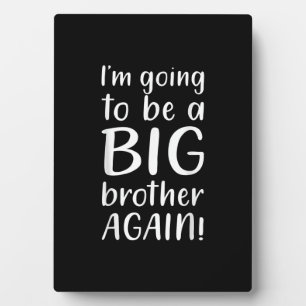 Plaque Photo Reprendre Big Brother Faire-part Gift Brother