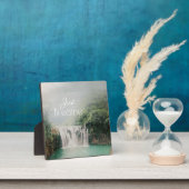 Plaque Photo Respectez simplement la citation calmante avec une (Insitu)