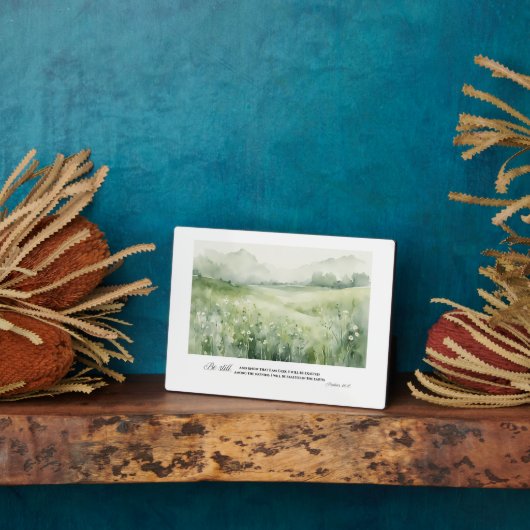 Plaque Photo Reste tranquille ! (Côté)