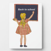 PLAQUE PHOTO RETOUR À L'ÉCOLE (Devant)