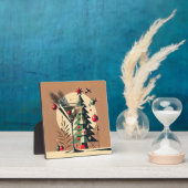 Plaque Photo Retro 50s Jet Set Christmas Tree Martini (Insitu)