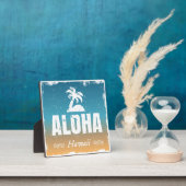 Plaque Photo Retro Aloha Hawaii (Insitu)