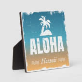 Plaque Photo Retro Aloha Hawaii (Recto)
