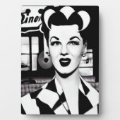 Plaque Photo Rétro B&W (Devant)