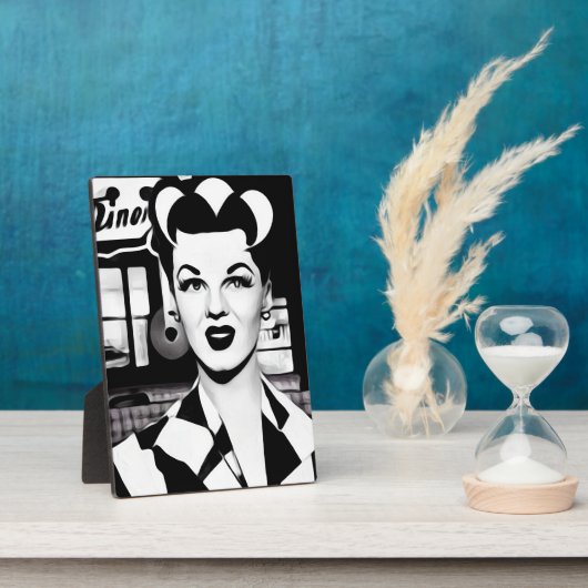 Plaque Photo Rétro B&W (Côté)