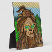 Plaque Photo Retro Bigfoot | Pop Art Sasquatch  (Côté)