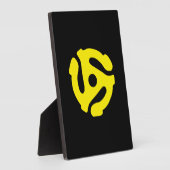 Plaque Photo Rétro Vintage Yellow 45 Spacer DJ (Côté)