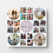 Plaque Photo Retrouvailles Familiales Modernes 20 Collage Photo (Devant)