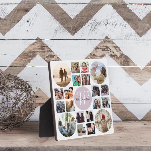 Plaque Photo Retrouvailles Familiales Modernes 20 Collage Photo