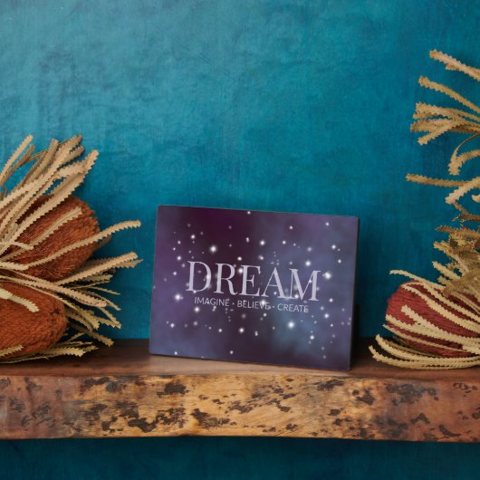 Plaque Photo Rêve mystique Dusty Violet (Côté)