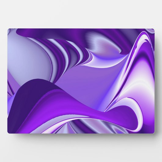 Plaque Photo Rêves arc-en-ciel à fleurs violettes (Devant)