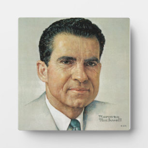 Plaque Photo Richard Milhouse Nixon