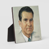 Plaque Photo Richard Milhouse Nixon (Recto)
