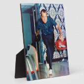 Plaque Photo Richard Nixon Bowling (Côté)