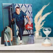 Plaque Photo Richard Nixon Bowling (Côté)