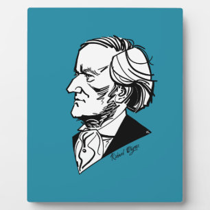 Plaque Photo Richard Wagner