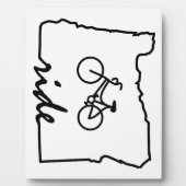 Plaque Photo Ride Oregon (Cyclisme) (Devant)