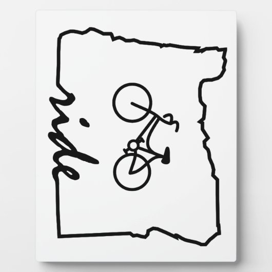 Plaque Photo Ride Oregon (Cyclisme) (Devant)