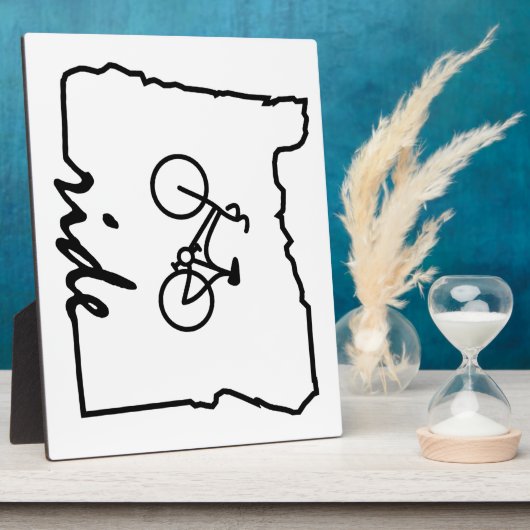 Plaque Photo Ride Oregon (Cyclisme) (Côté)