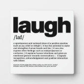 Plaque Photo Rire 2 (Devant)