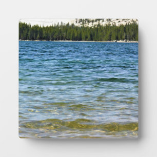 Plaque Photo Rive du lac Tenaya, Yosemite, CA