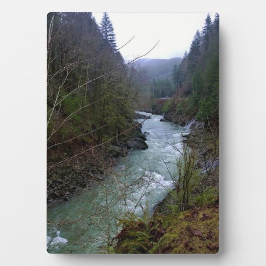Plaque Photo Rivière Wilson, OU (Devant)