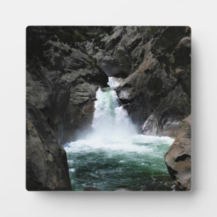 Plaque Photo Roaring River Falls, King's Canyon, CA