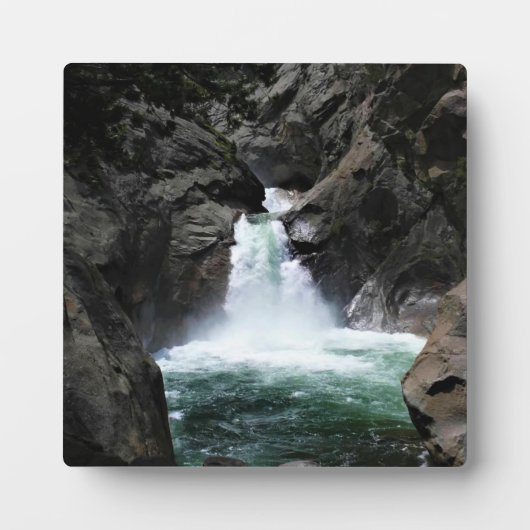 Plaque Photo Roaring River Falls, King's Canyon, CA (Devant)