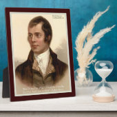 Plaque Photo Robert Burns "Pour la connaître" Citation d'amour  (Côté)