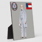 PLAQUE PHOTO ROBERT E. LEE (Côté)