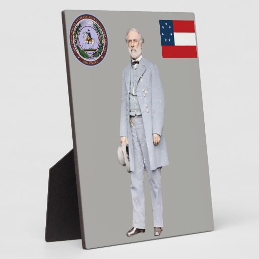 PLAQUE PHOTO ROBERT E. LEE (Côté)